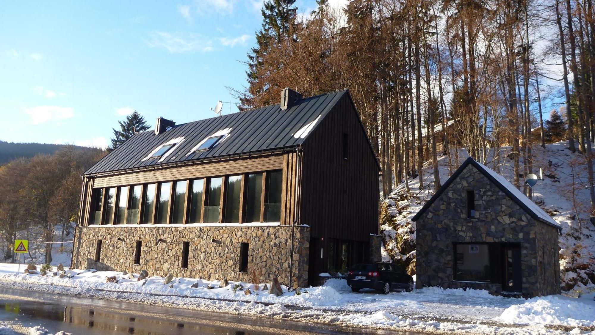 Krakonosova Dilna "Woodhaus" Aparthotel Špindlerŭv Mlýn Eksteriør bilde