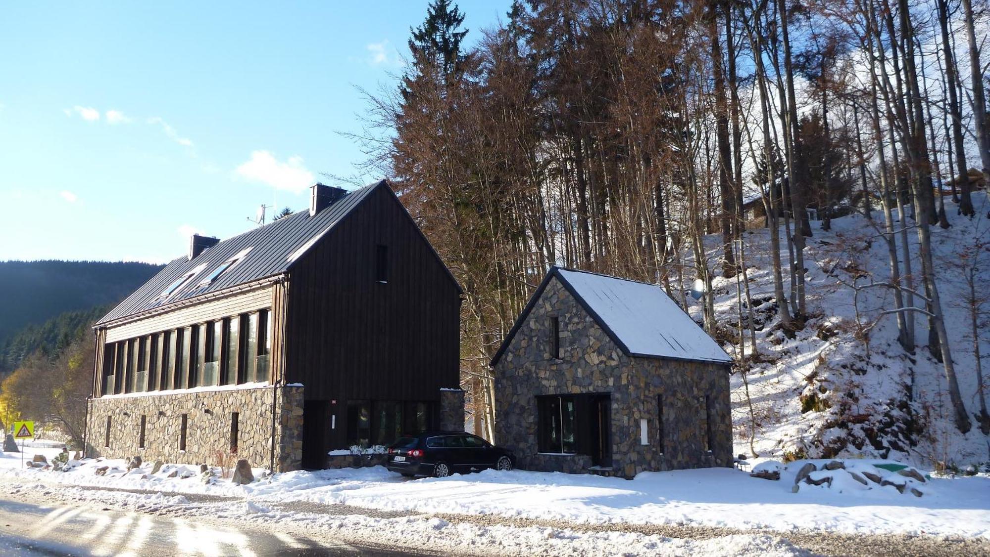 Krakonosova Dilna "Woodhaus" Aparthotel Špindlerŭv Mlýn Eksteriør bilde